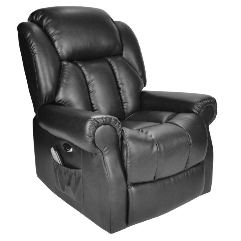 Hainworth electric recliner chair with heat and massage - Elite Care Direct